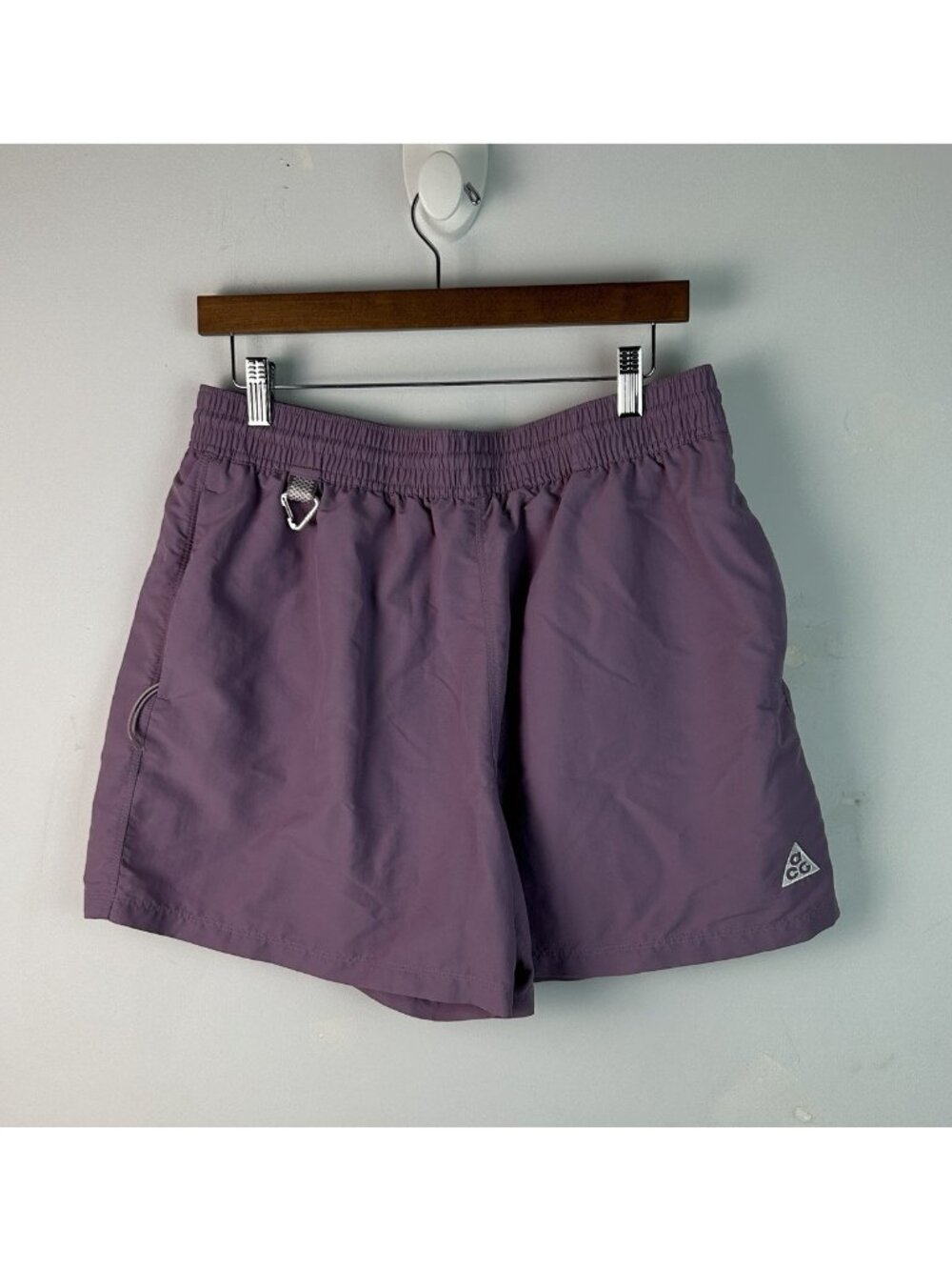 Nike ACG Shorts Womens L 5" Purple Outdoors Gym Athletic